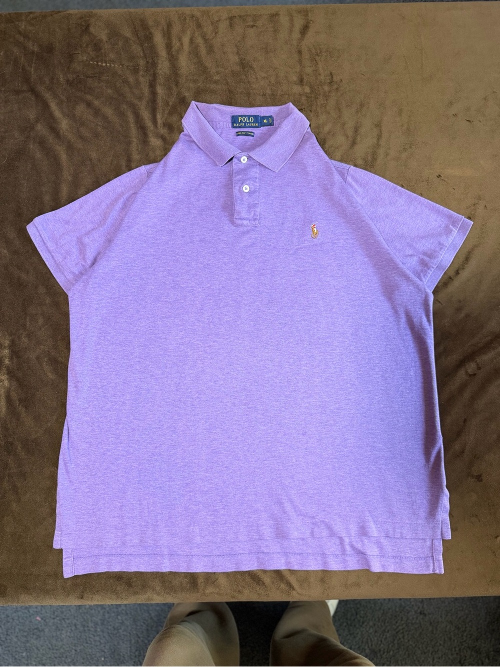 Polo Ralph Lauren Pima Soft Touch Polo Shirt Purple XL